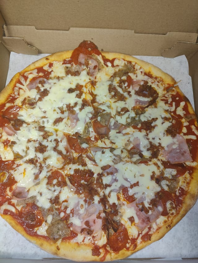 Meat Lovers Pizza.