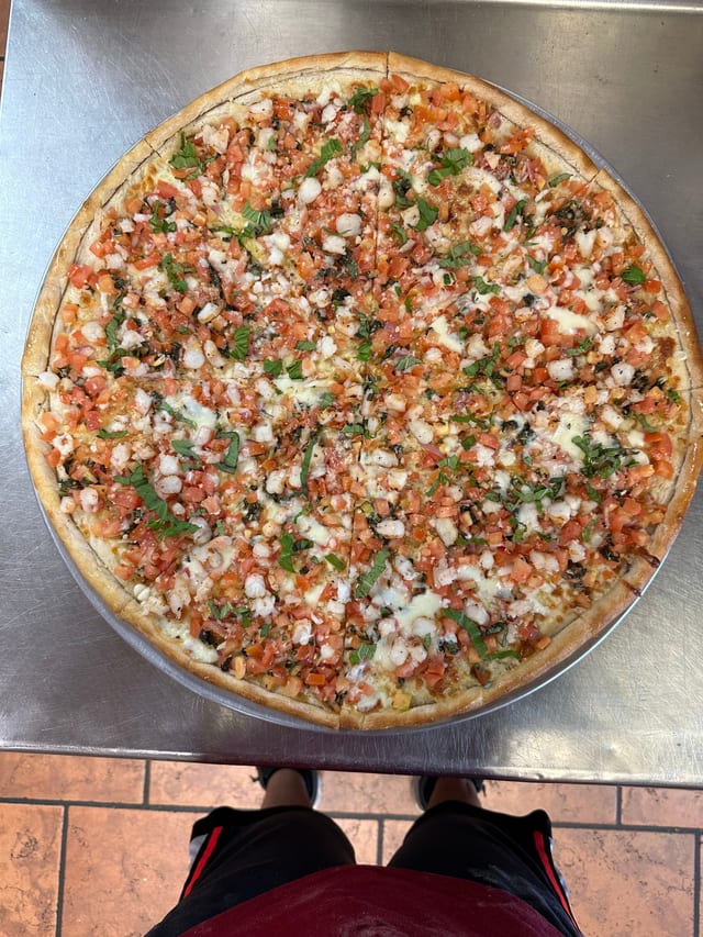 Bruschetta Pizza.