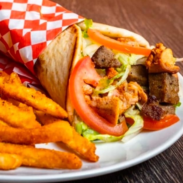 Regular Lamb Gyro.