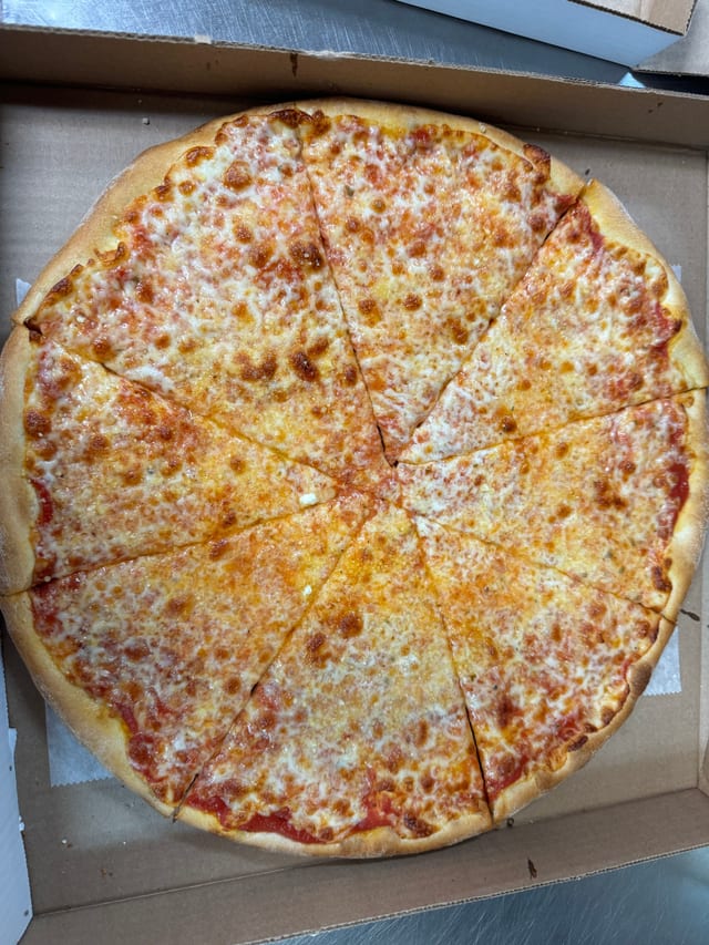 Large Cheese Pizza & 2 Cheesesteaks Special.
