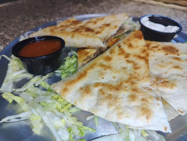 Steak Deluxe Quesadilla.