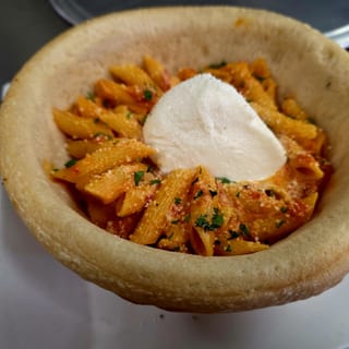 Pasta Bread Bowl Alla Vodka^