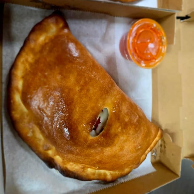 Ricotta & Mozzarella Cheese Calzone.