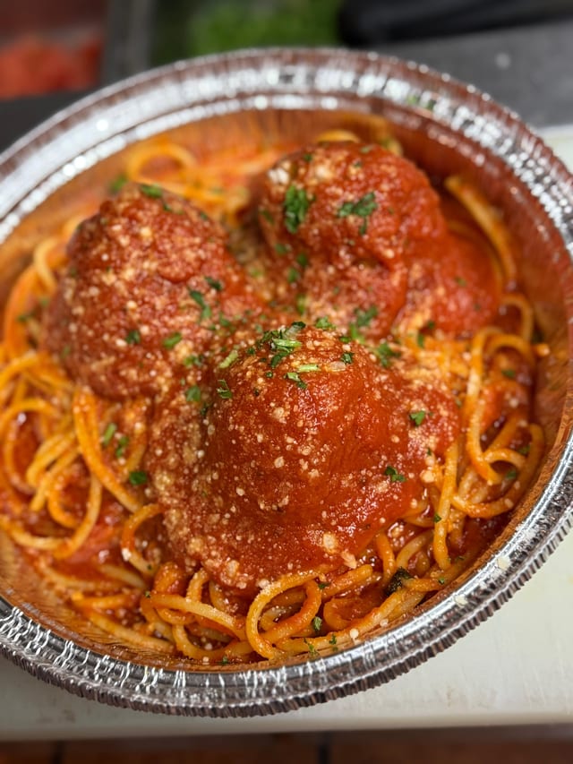 Pasta with Meatballs.