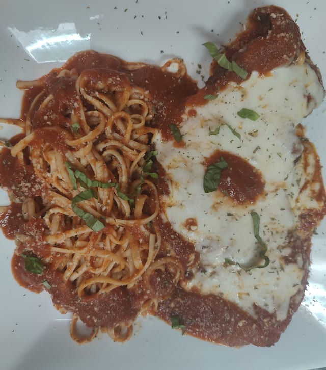 Chicken Parmigiana.