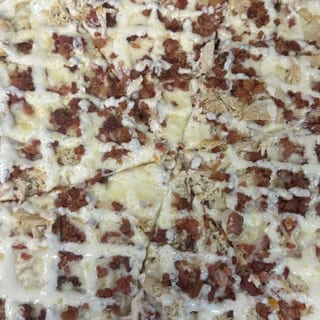 Chicken Bacon Ranch Garlic Knot Pizza