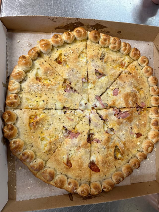 Stuffed Meat Lovers Pizza.