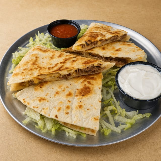 BBQ Chicken Quesadilla.