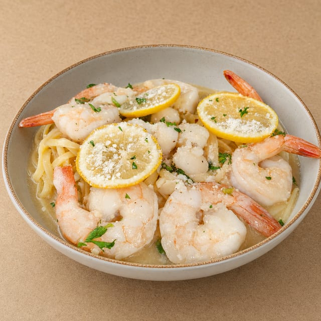 Shrimp & Scallop Scampi.