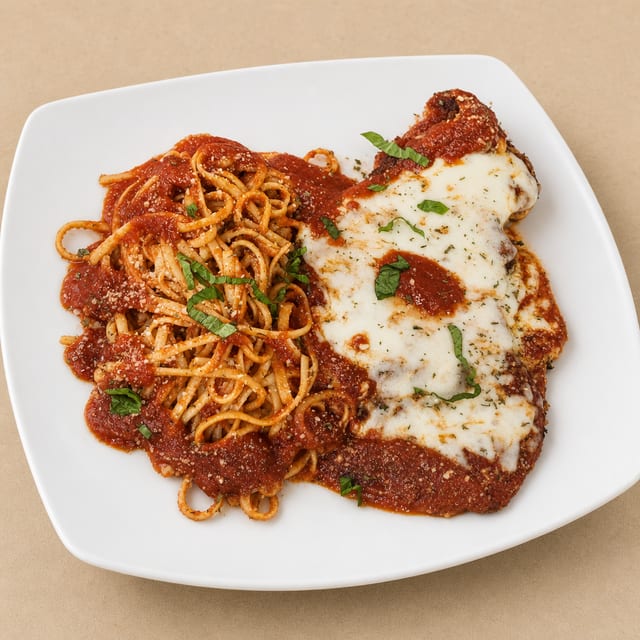 Veal Parmigiana.
