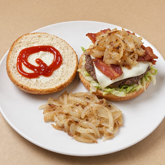 BBQ Bacon Cheeseburger.