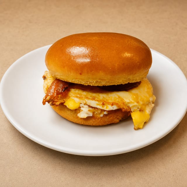 Bacon, Egg and Cheese Sandwich.