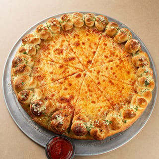Garlic Knots Crust Pie
