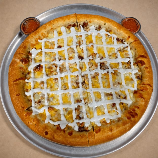Stuffed Crust Pizza Chicken, Bacon & Ranch.
