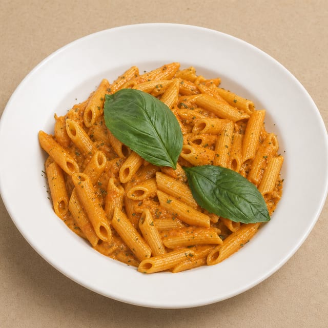 Pasta with Vodka Sauce.
