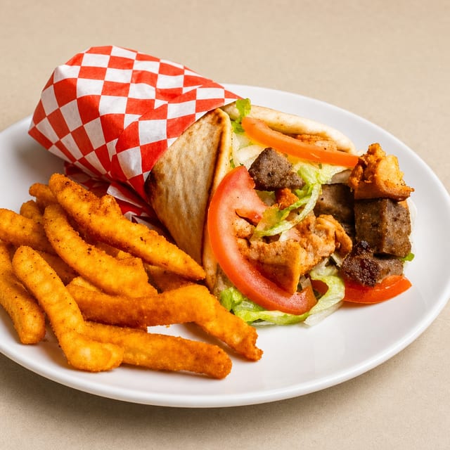 Regular Lamb Gyro.