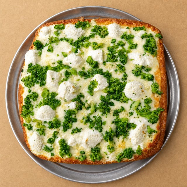 White Sicilian Pizza.