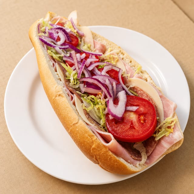 Turkey & Cheese Sub 10".