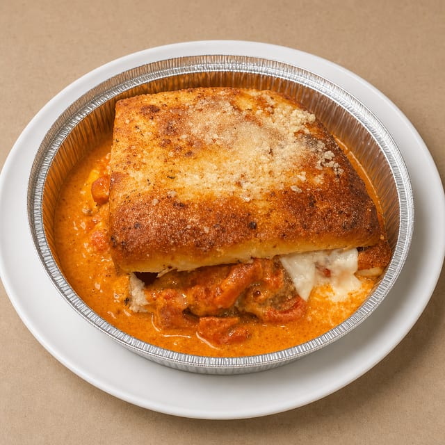 Chicken Burrata Focaccia.