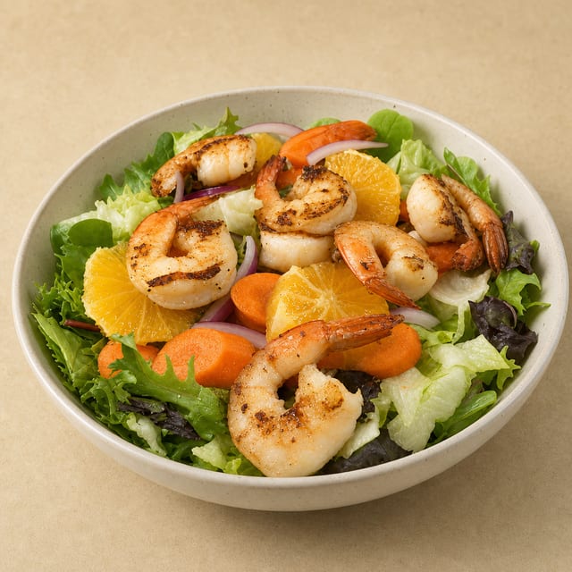 Grilled Shrimp Salad.