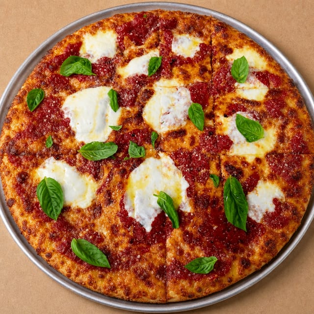 Grandma Garlic Knot Pizza.