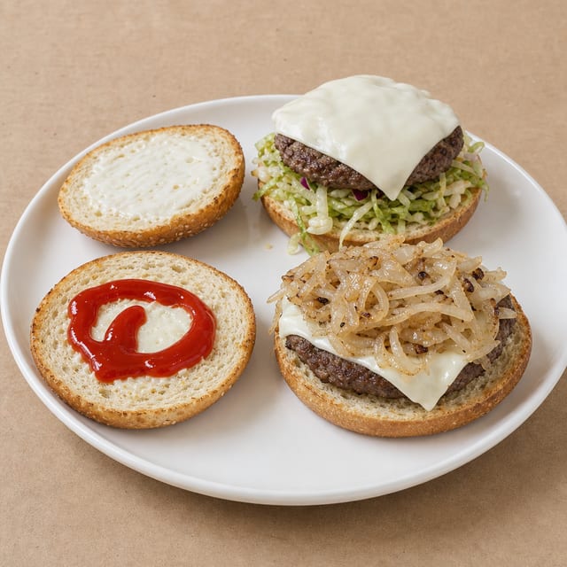 Santa Fe Cheeseburger.