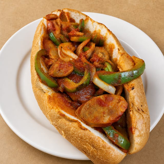 Sausage & Peppers Sub 10".