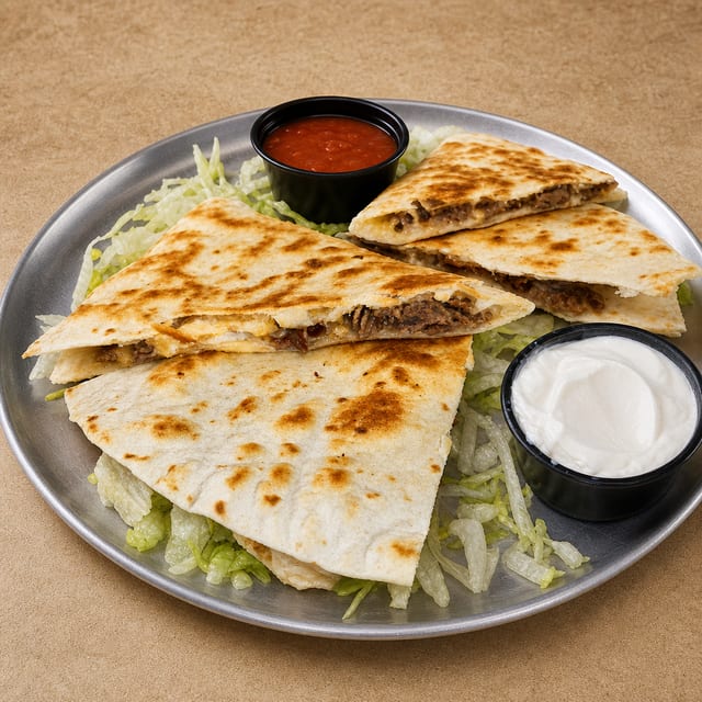 Victorias Special Quesadilla.