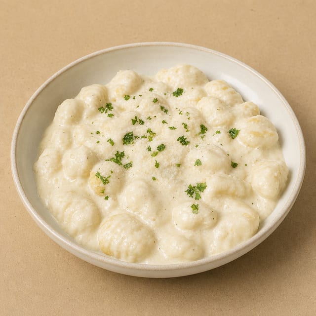 Gnocchi Alfredo.