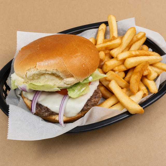 Cheeseburger with Fries.